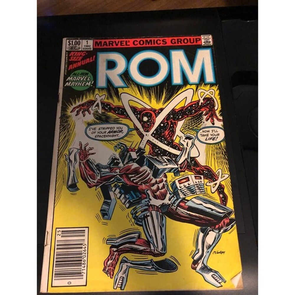 ROM Annual 1 Marvel Comics 1982 King-Size All-New Marvel Mayhem
